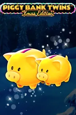 Piggy Bank Twins Xmas